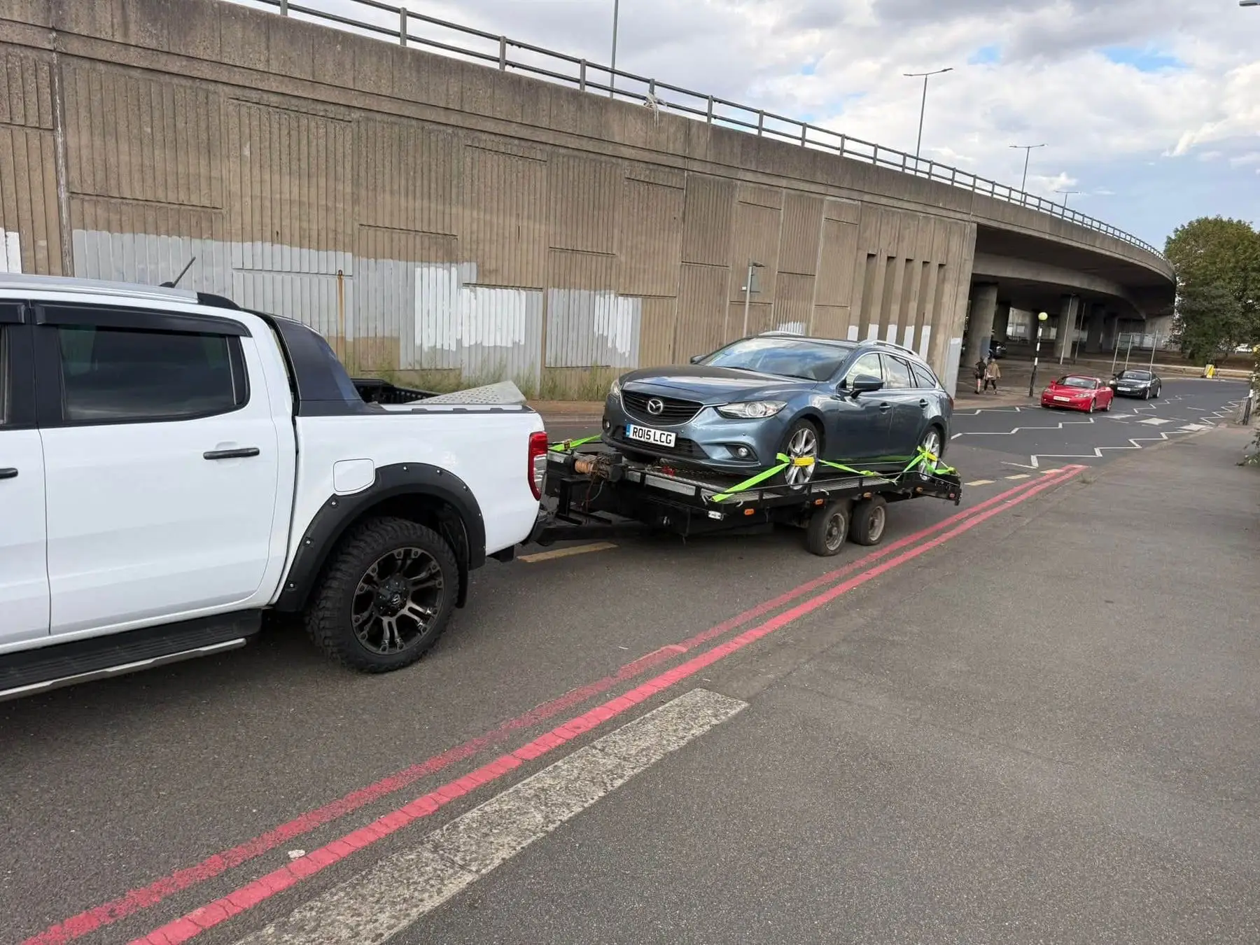 Estate car collected from a London red route