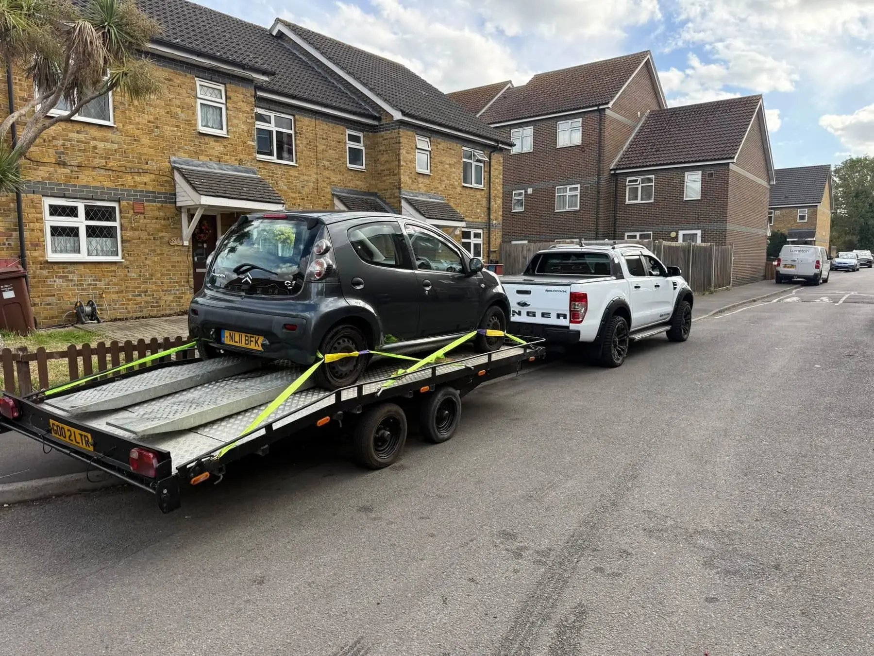 City car on its way to a new owner